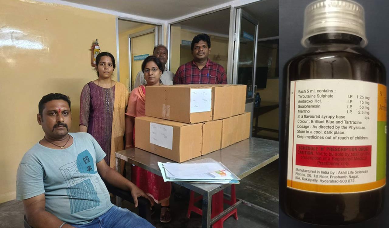 TSDCA busts illegal cough syrup manufacturing facility in Hyderabad