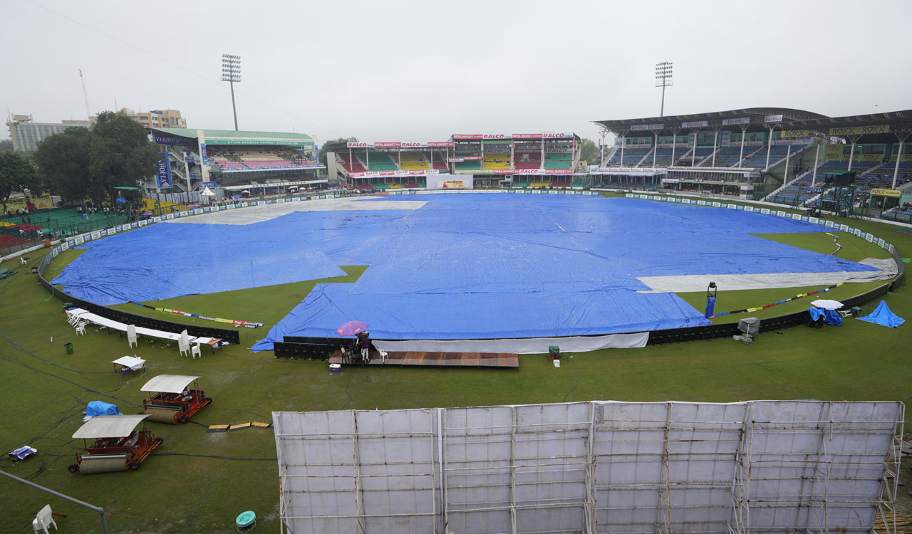 India vs Bangladesh: Wet outfield delays start of third day’s play