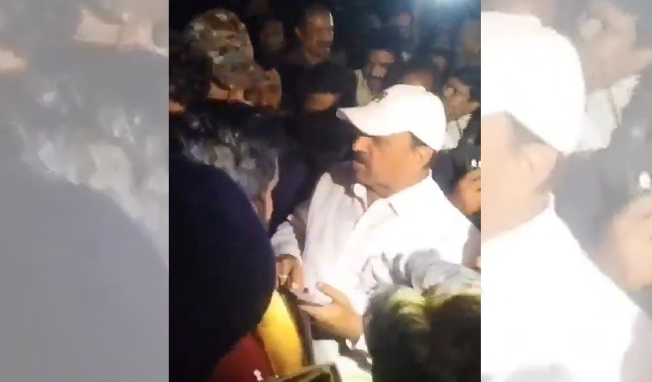 Thummala Nageswara Rao faces public ire in Khammam