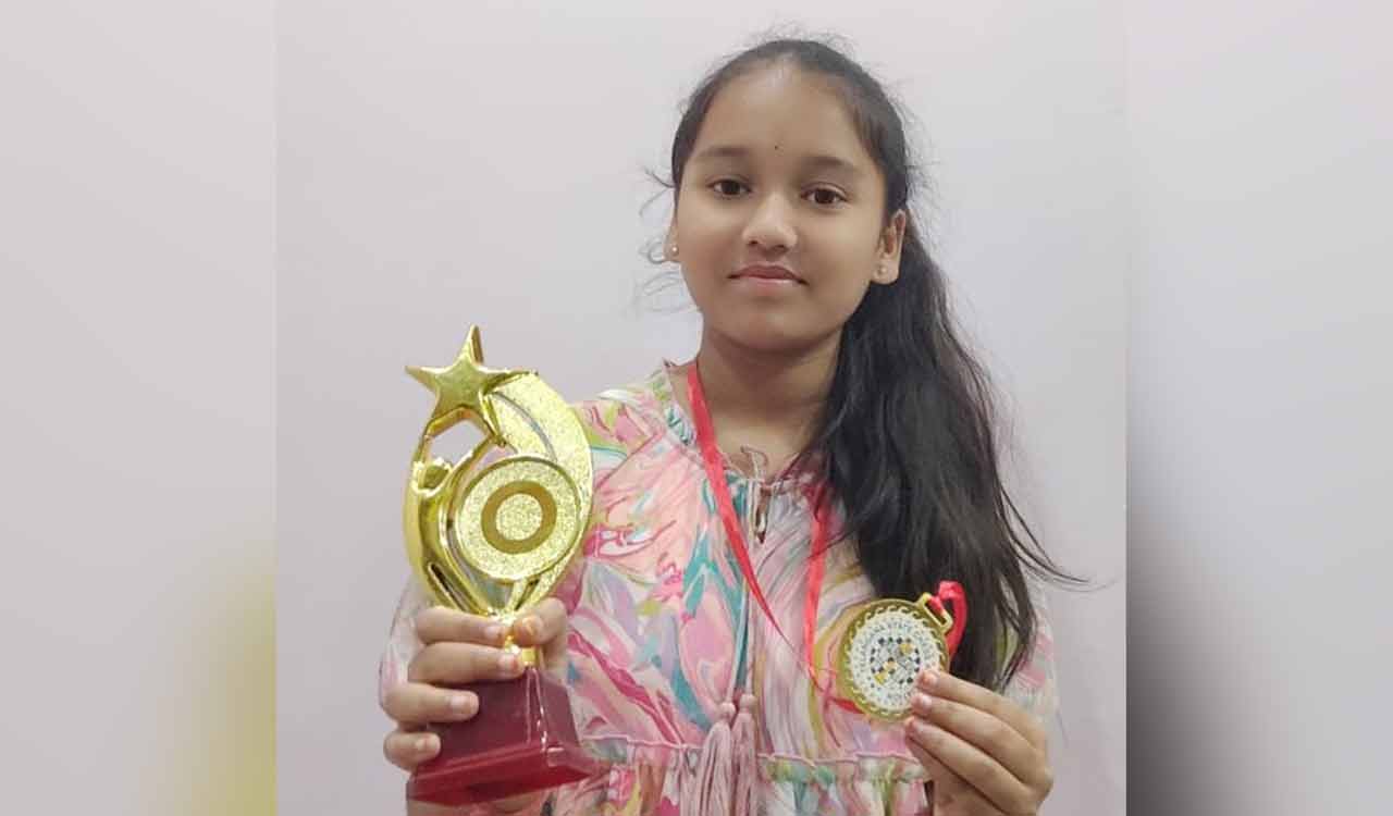 Adilabad girl selected for state-level chess competition