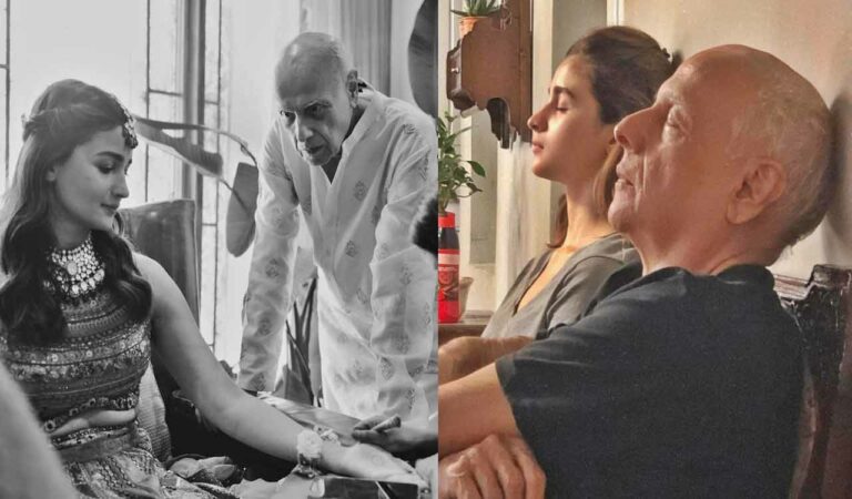 Alia took to her photo-sharing platform Instagram and posted two pictures simultaneously and wrote a caption while pouring immense love for her father.