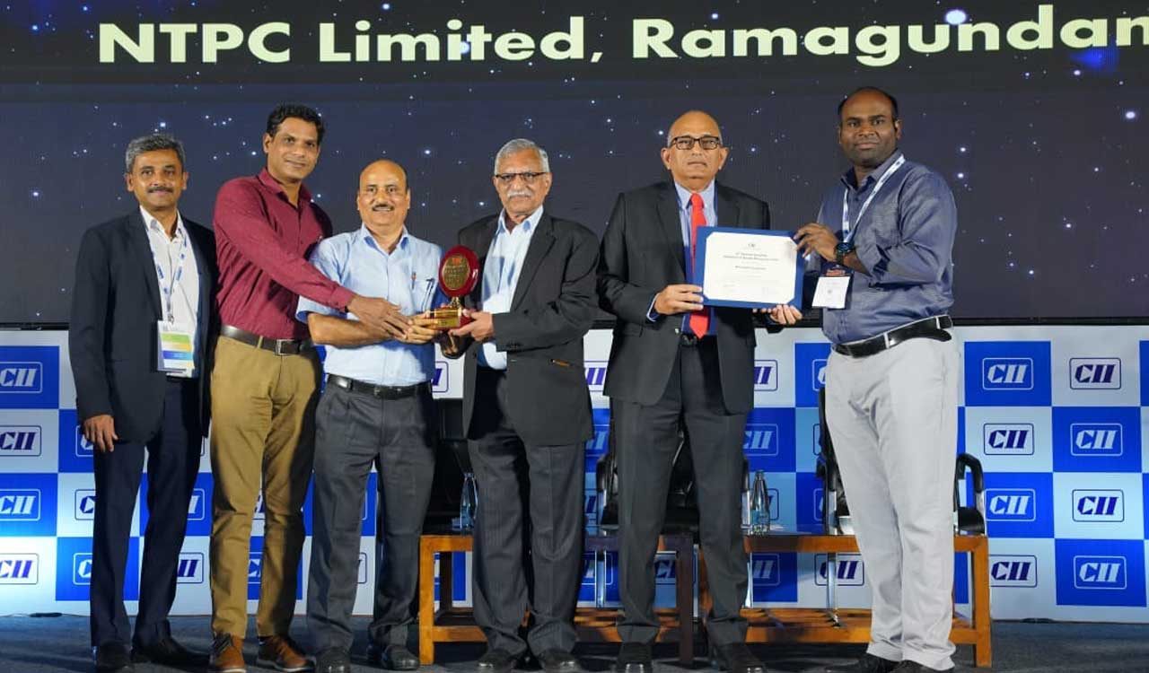 NTPC Ramagundam wins CII Energy Efficiency Award-2024 in Hyderabad