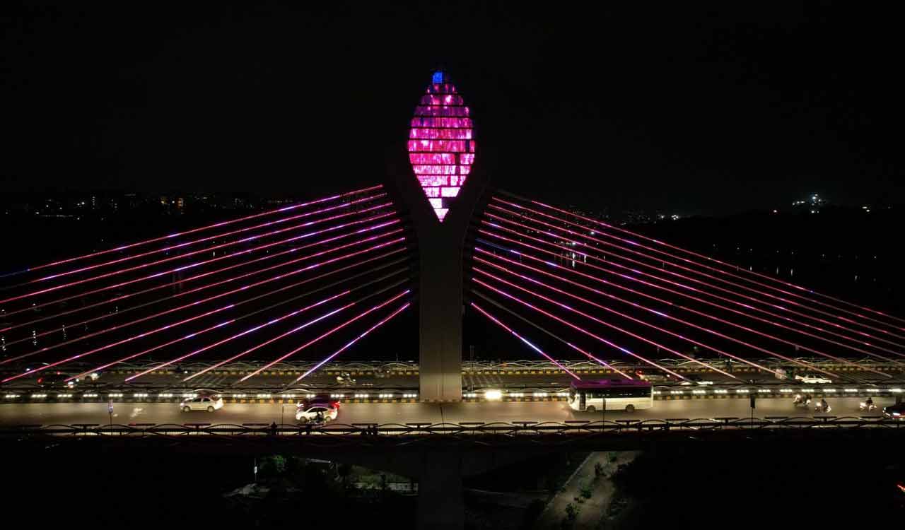 Hyderabad: Iconic buildings illuminated in pink for breast cancer month