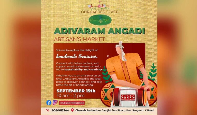 A weekend of creativity and culture at Our Sacred Space in Secunderabad