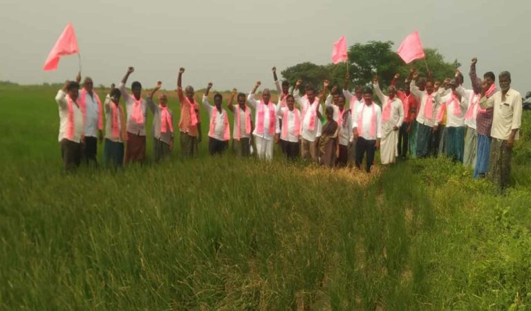The BRS leaders submitted a memorandum to Chintakani tahsildar in support of their demand.