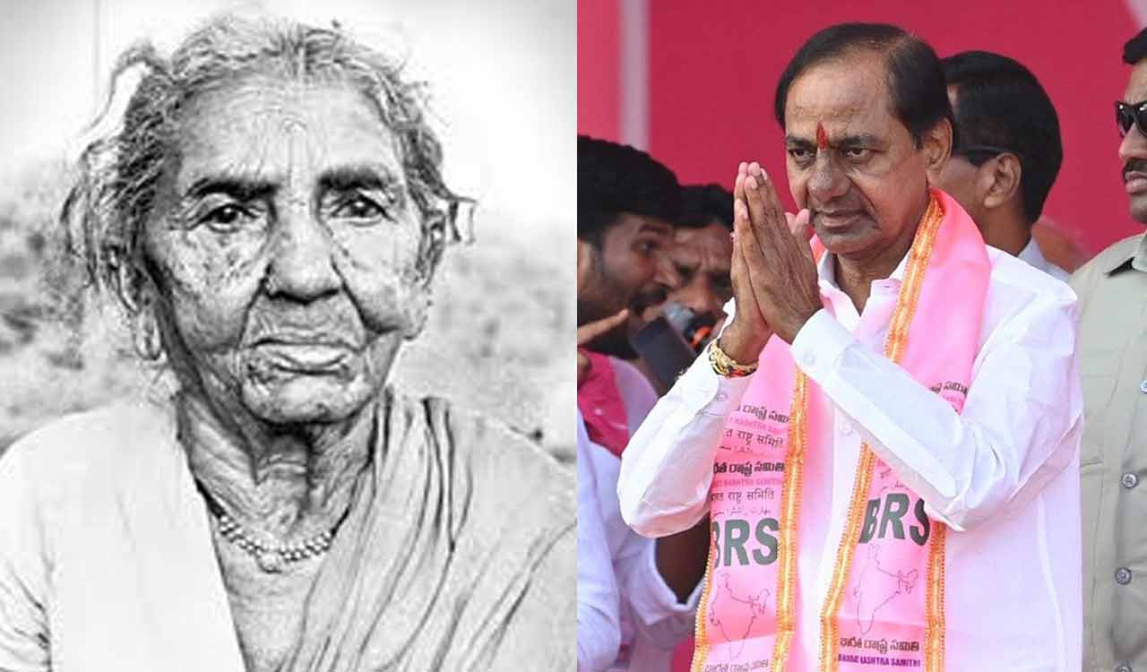 KCR pays tribute to Telangana armed struggle fighter Chityala Ailamma