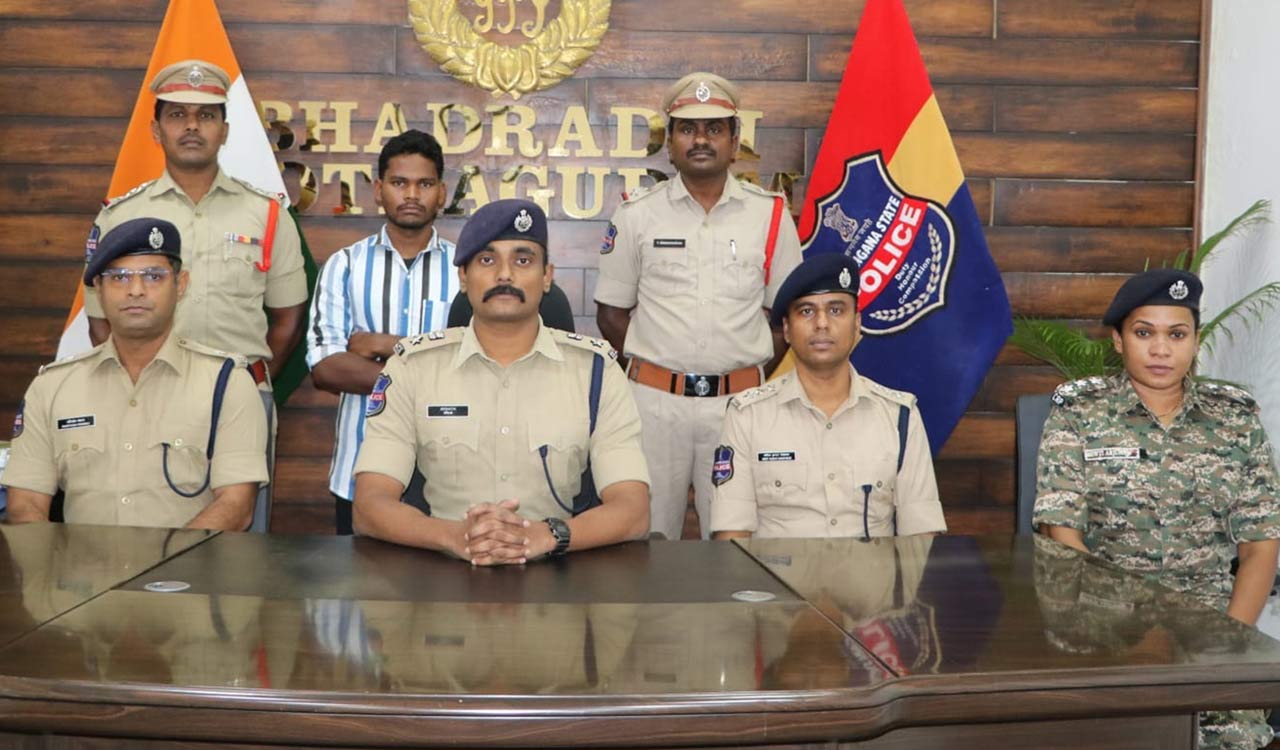 Maoist area committee member surrenders to police in Kothagudem