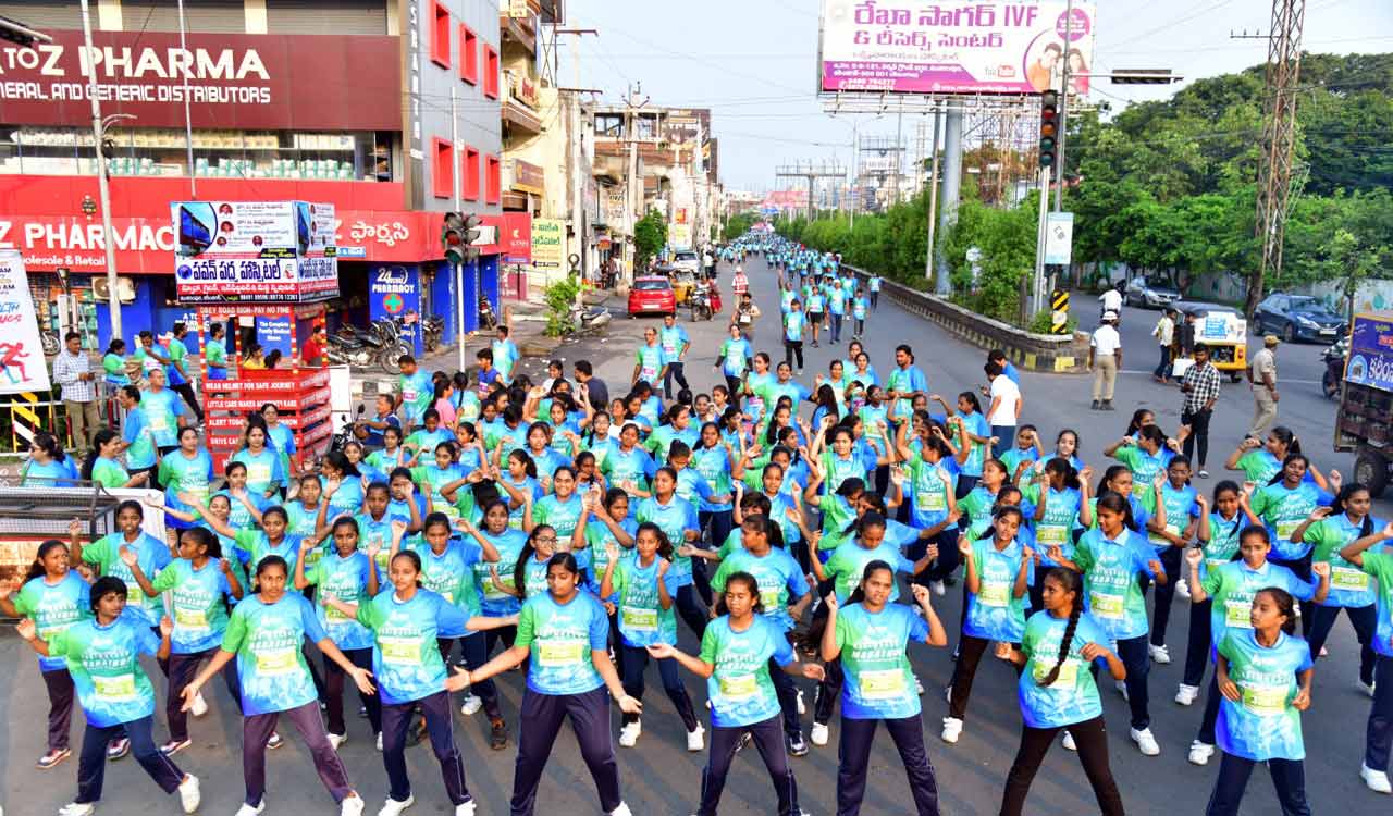 Half marathon held in Karimnagar