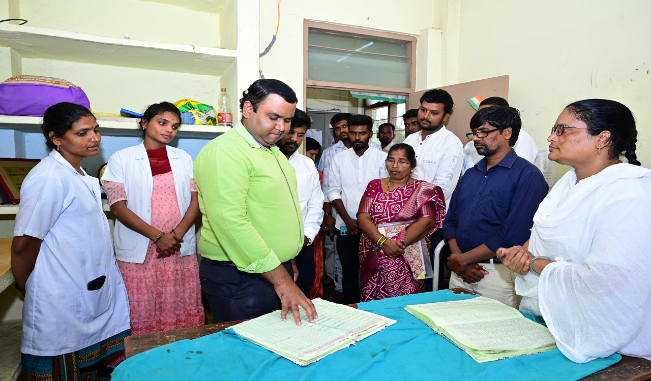 Medak collector suspends three employees of PHC