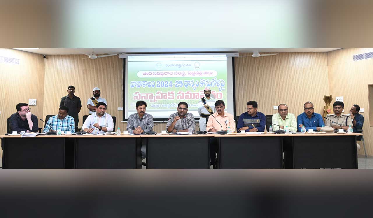 Peddapalli: 311 procurement centers to be set up to procure 4.6 lakh metric tonnes paddy