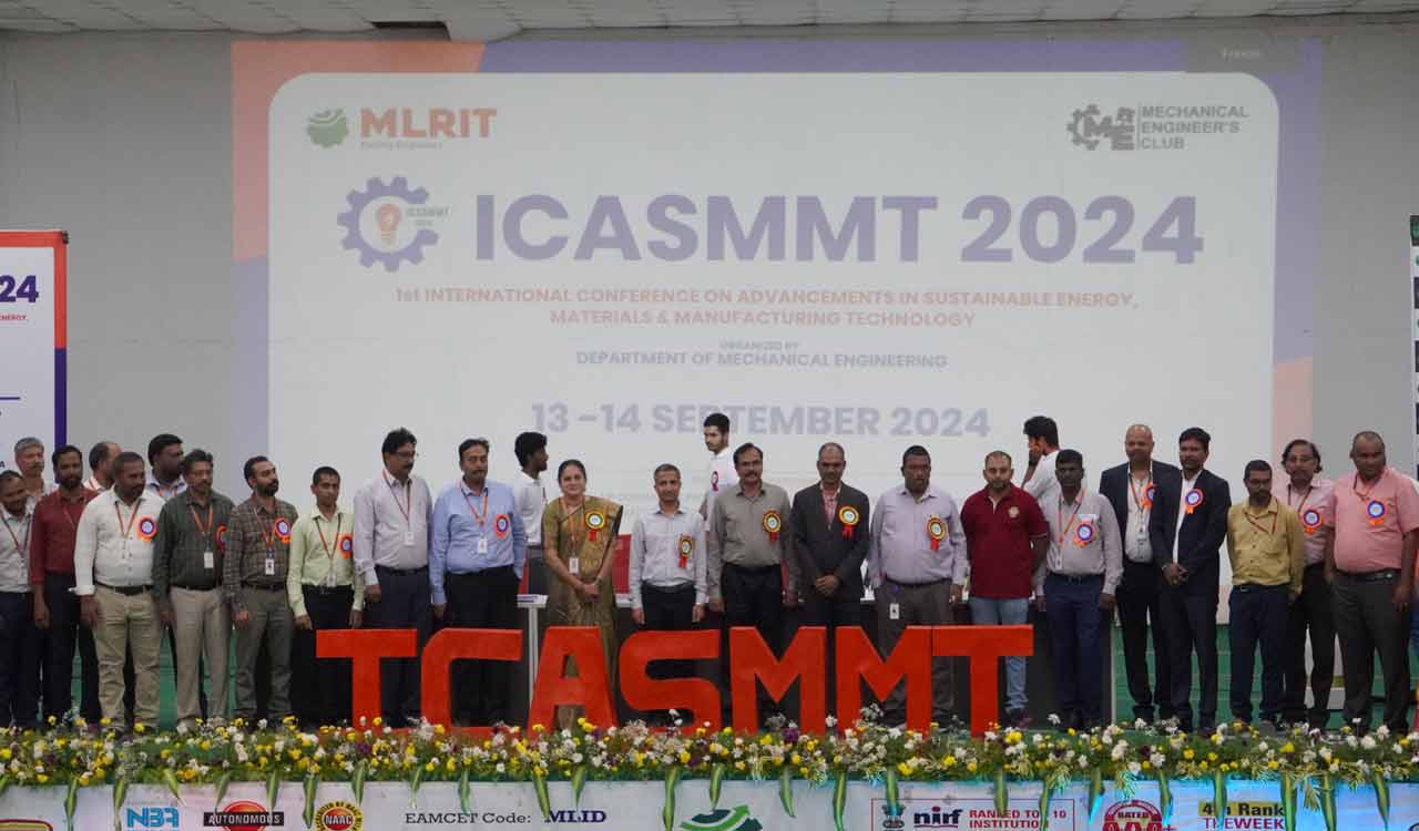 Hyderabad: MLRIT hosts first International Conference in Sustainable Technology