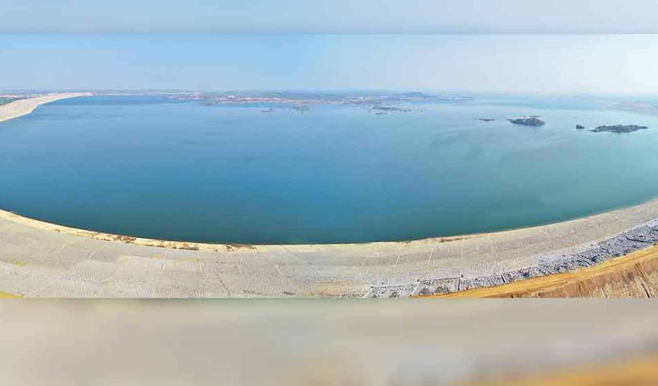 Mallanna Sagar water storage level touches 20 TMC for first time
