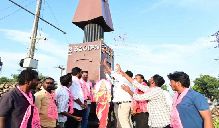 The BRS leaders said Rajiv Gandhi did nothing for the cause of Telangana, but the Congress government had gone ahead with installation of the statue despite strong opposition from all quarters.
