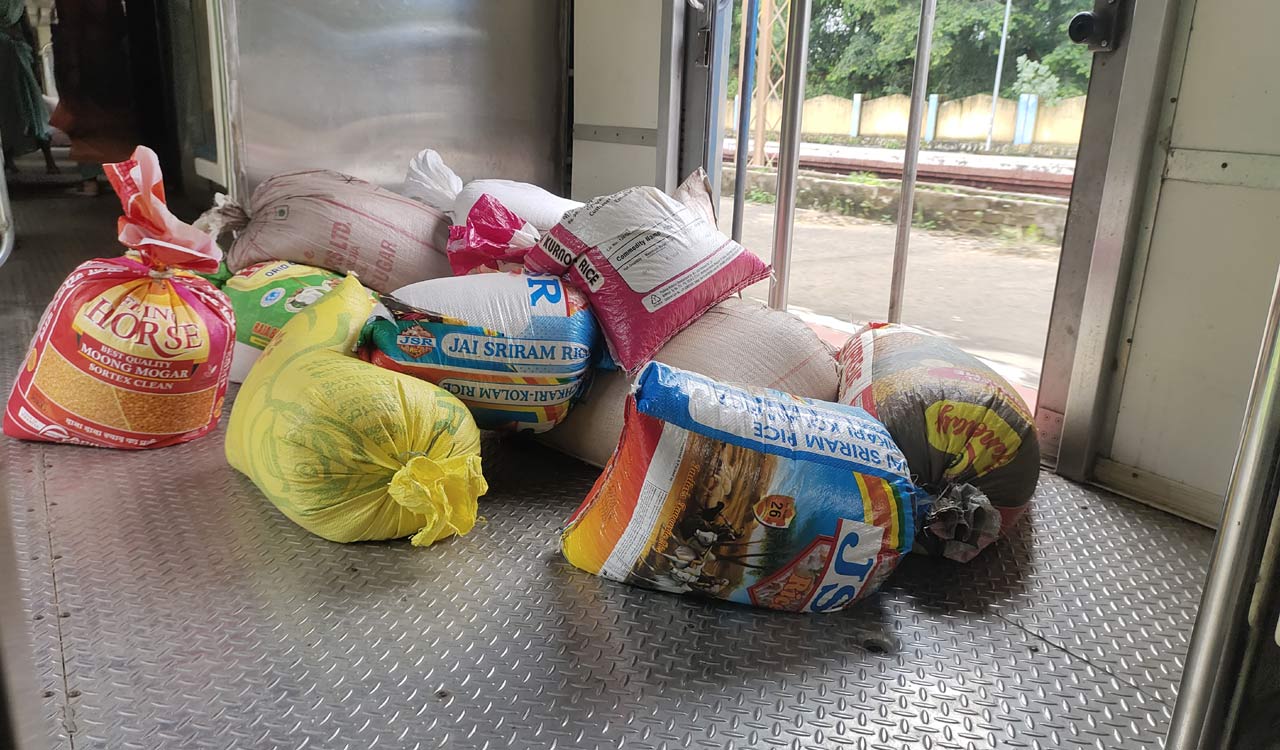 Singareni MEMU express turns boon for PDS rice smugglers of Mancherial
