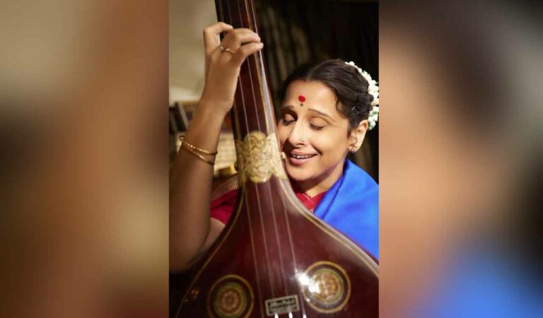 Vidya Balan pays an ode to M. S. Subbulakshmi, adorns musician’s iconic look