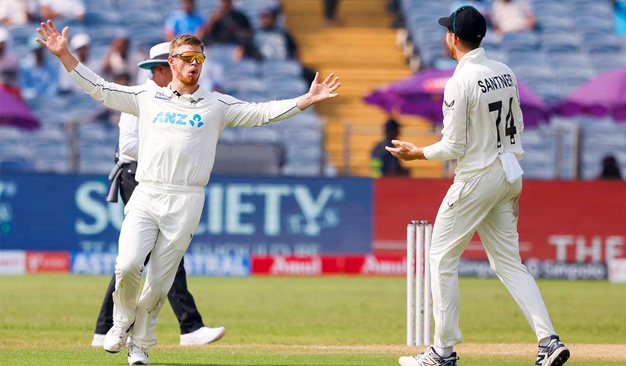 2nd Test: Santner’s 7-wicket haul, Latham’s 86 put NZ close to series victory