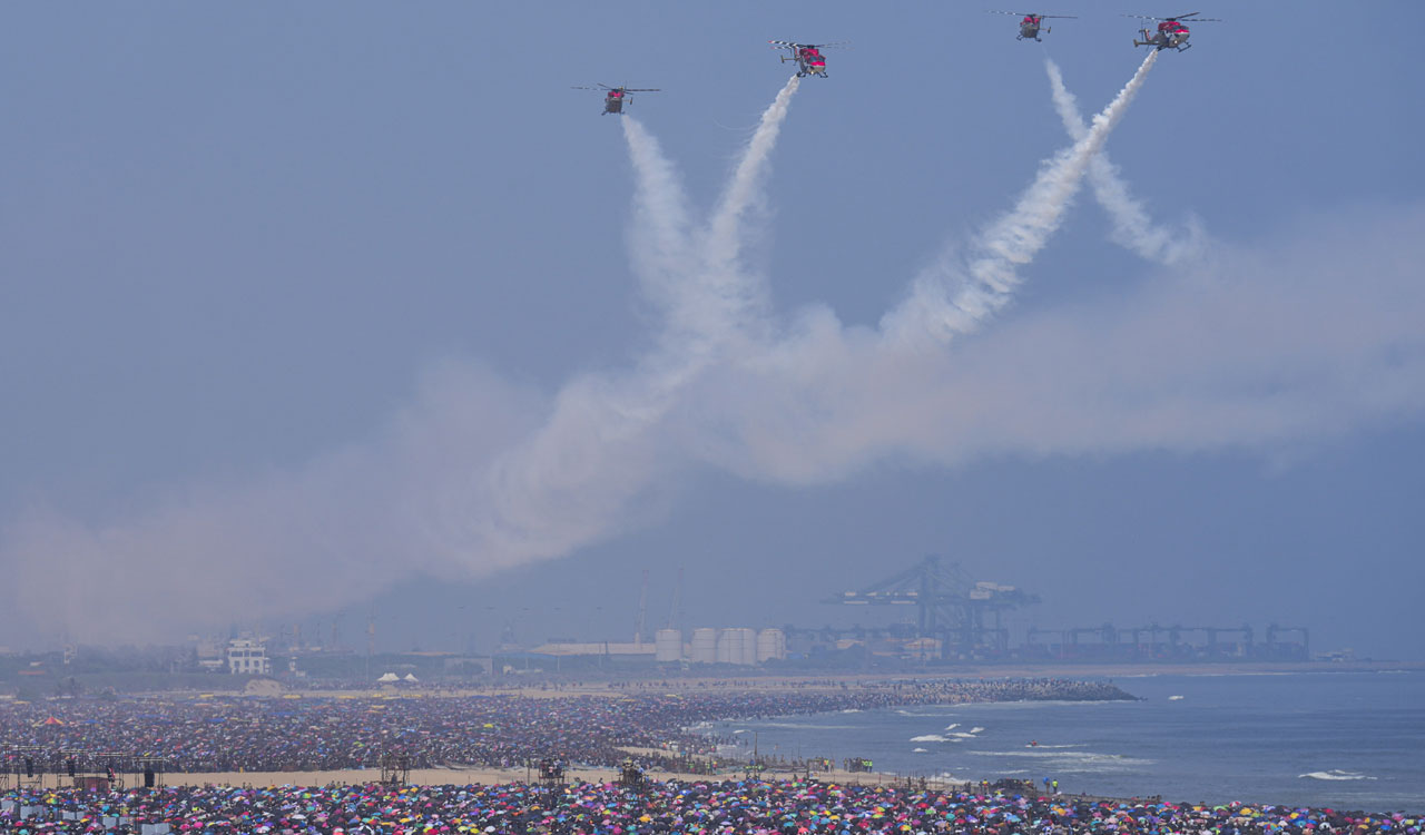 TN Health Minister says five deaths during IAF air show related to heat