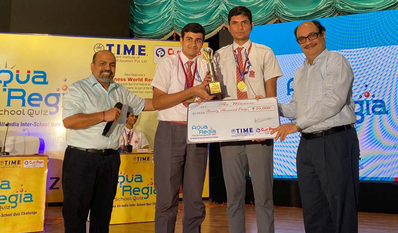 Hyderabad: APS Bolarum wins Aqua Regia – The School Quiz regional finals