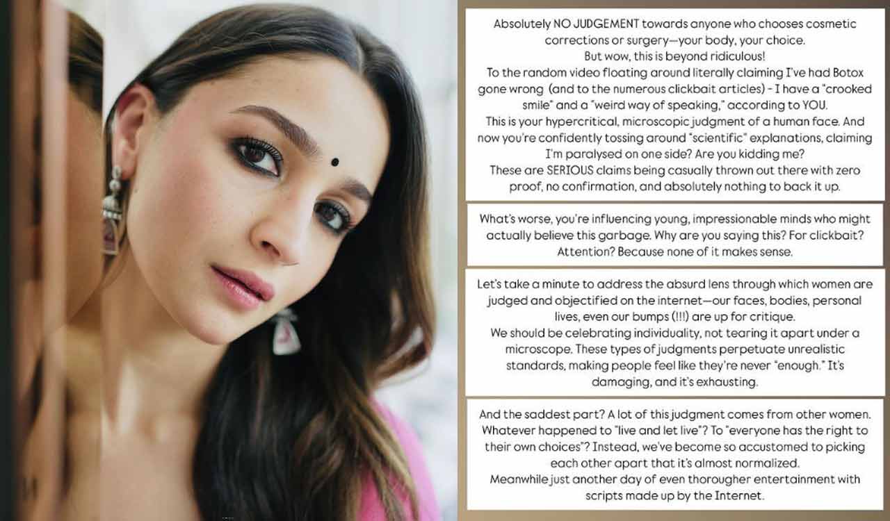 Alia Bhatt denies claims of botched Botox procedure in strong response