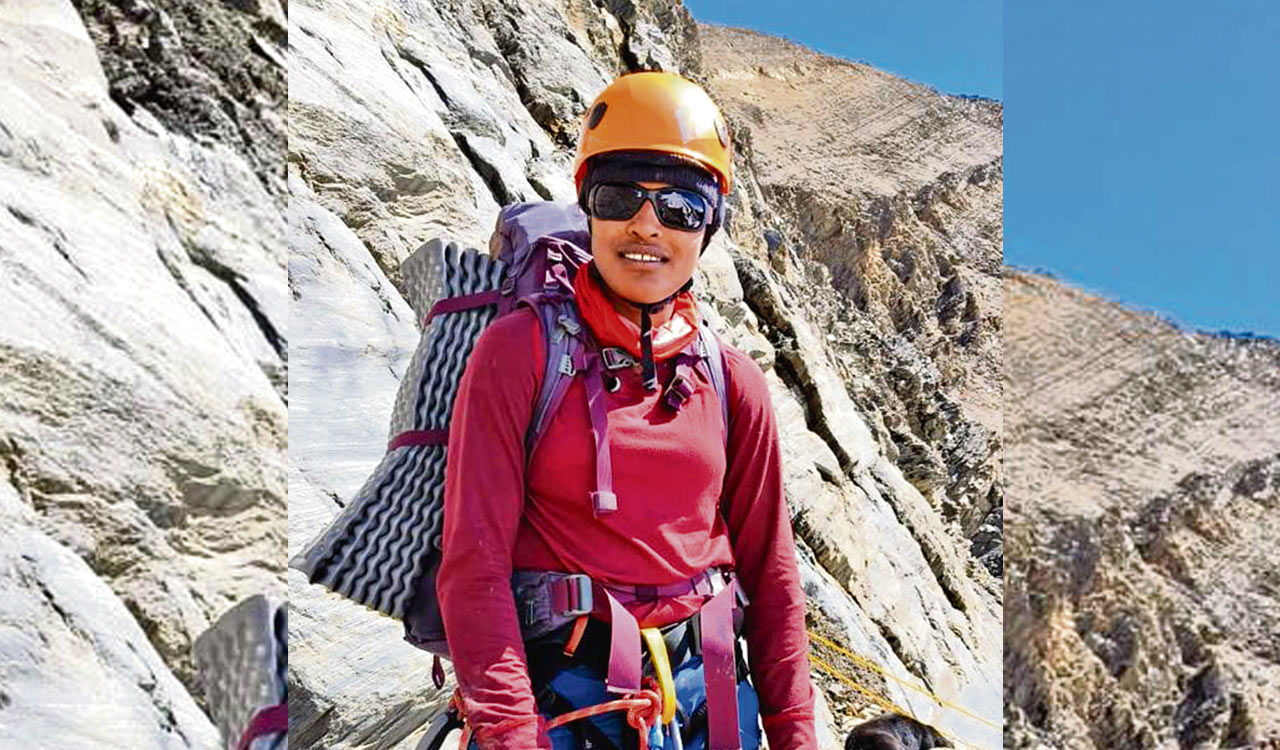 Telangana’s mountaineer Anvitha Padamati scales Mount Gorichen