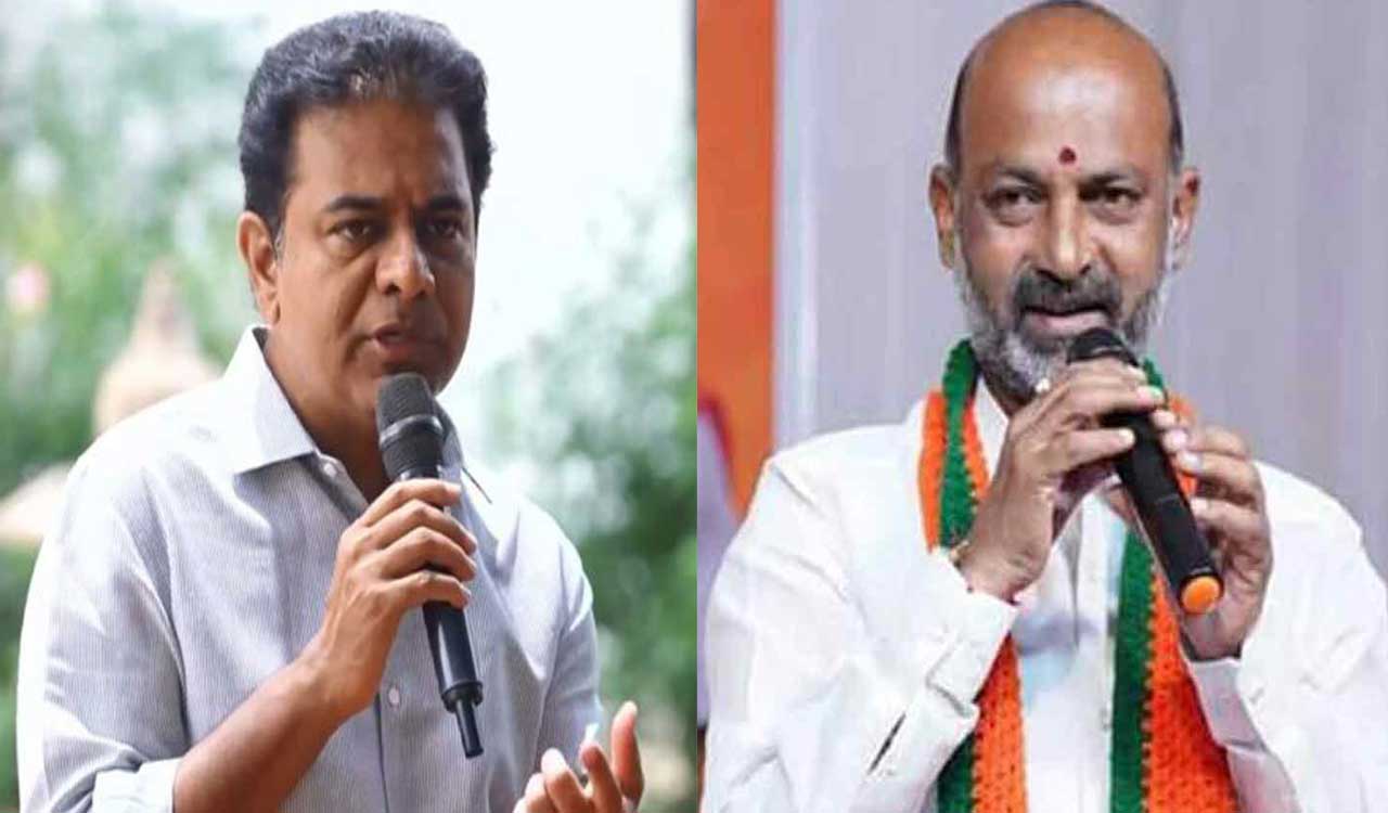 Bandi Sanjay responds to KTR’s legal notice