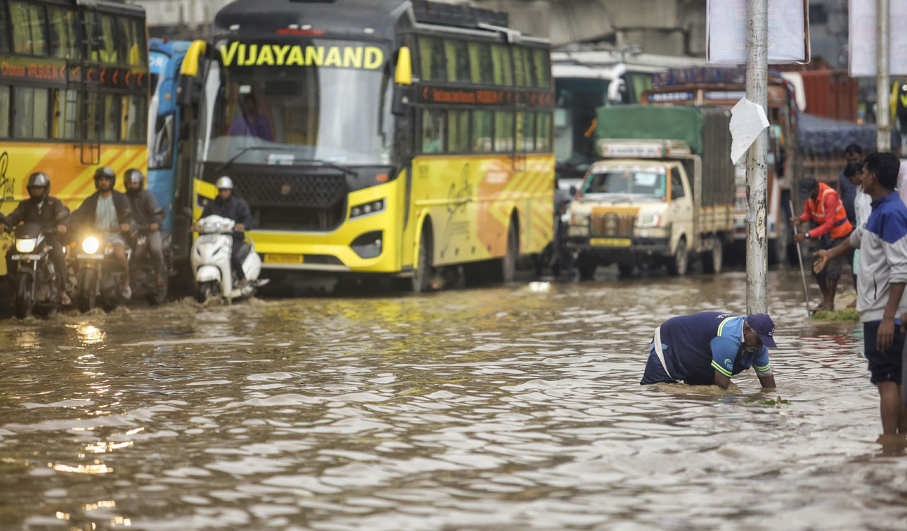 Bengaluru comes to a halt as heavy rain cripples normal life