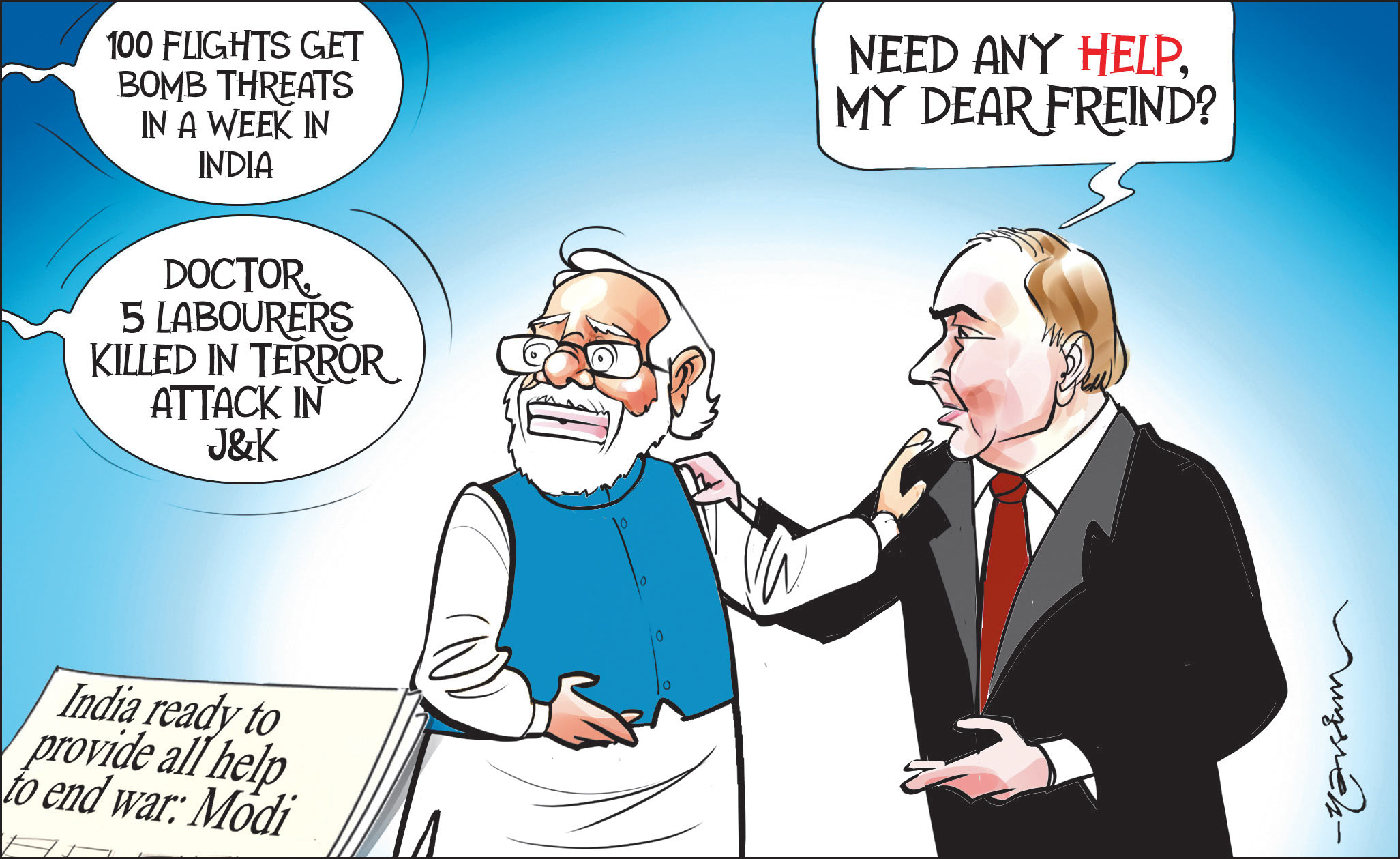 Cartoon today on october 24 2024 telangana today