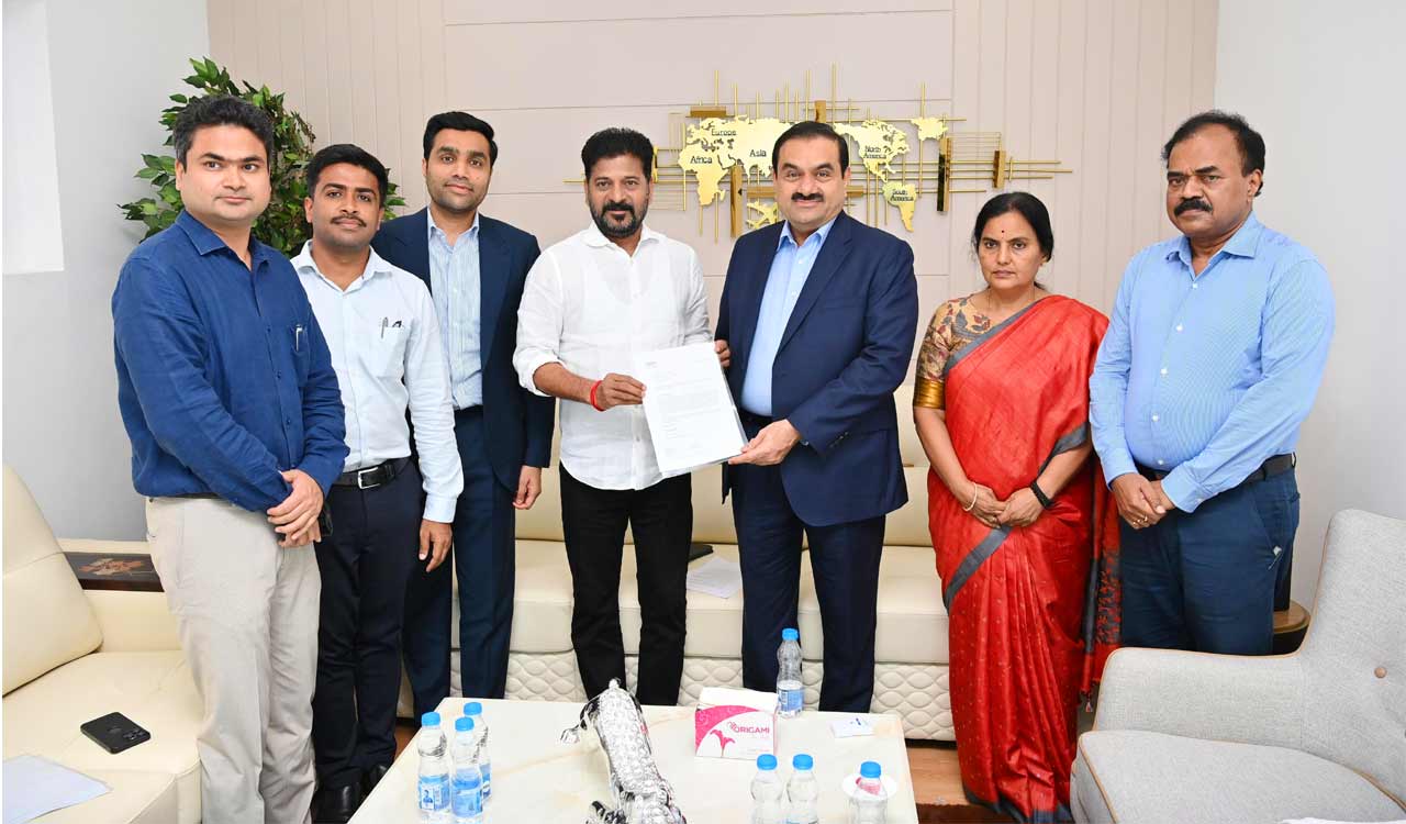 Doubts raised over timing of Adani’s Rs 100 cr donation to CM Revanth
