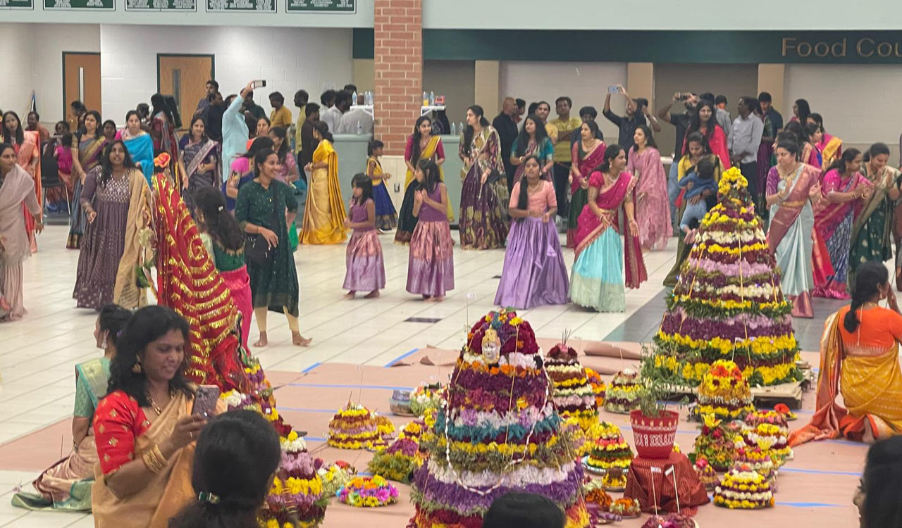 United States Bathukamma festival celebrated on grand scale in