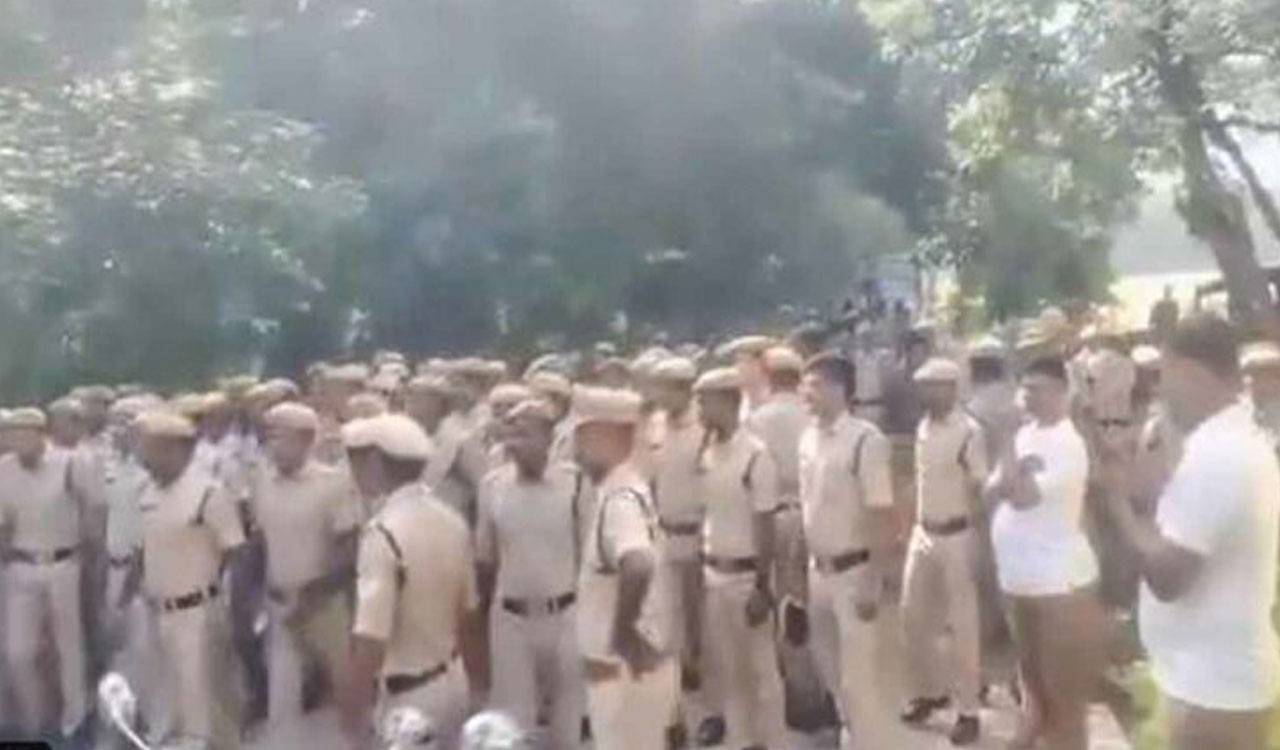 Telangana: 39 protesting TGSP personnel suspended for misconduct