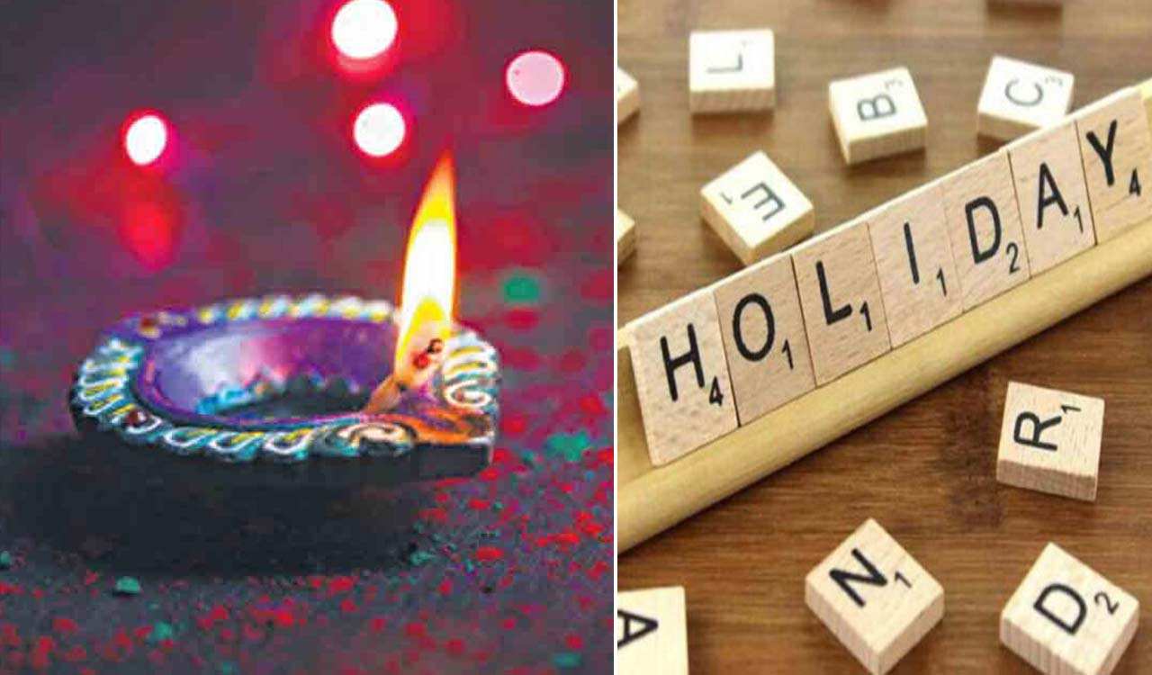 Diwali holiday for schools and colleges in Telangana on October 31