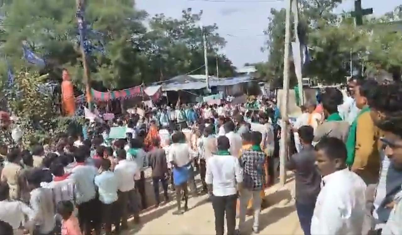 Farmers from CM Revanth’s constituency intensify protests against Pharma Villages
