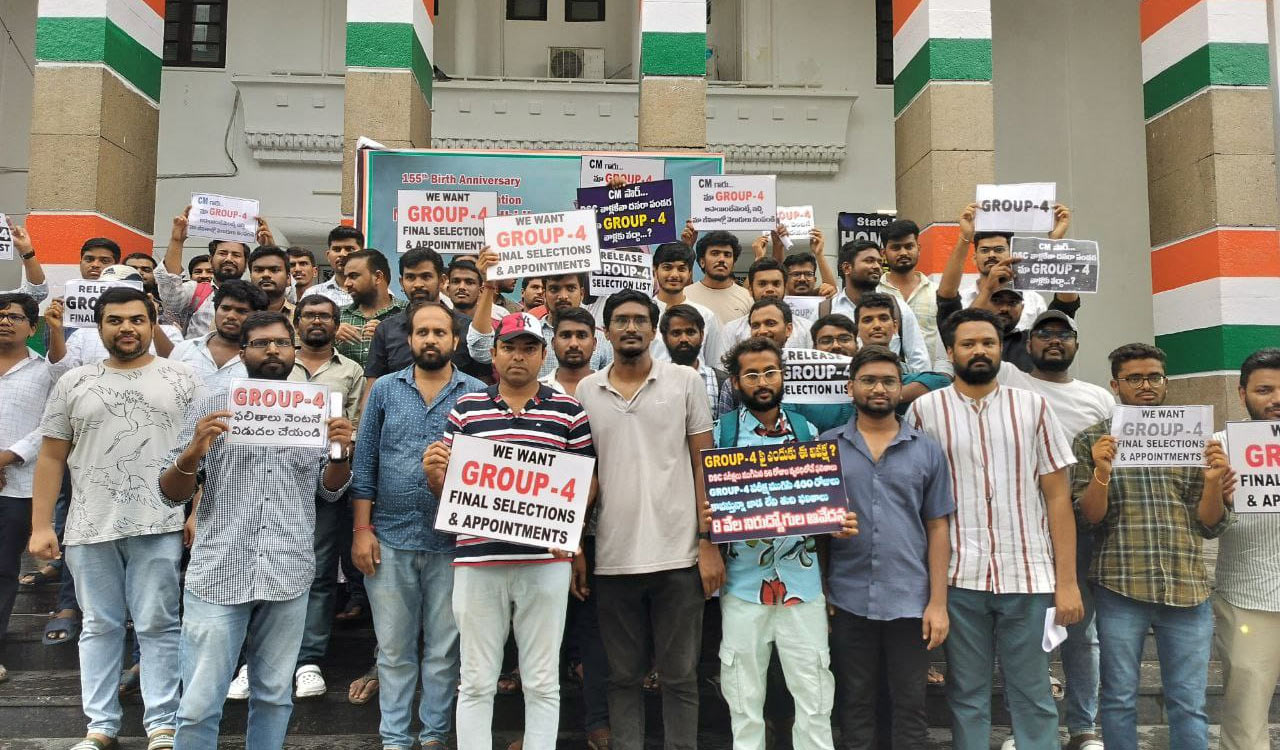 Telangana Group – IV aspirants in distress