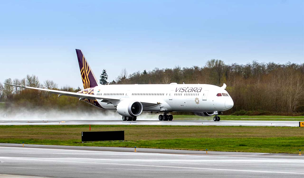 Hyderabad-bound Vistara flight makes emergency landing in Jaipur due to passenger panic attack