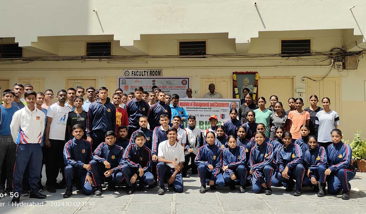 IIMC college in Lakdikapul organises ‘Swachhta Hi Seva 2024’ programme on Gandhi Jayanti