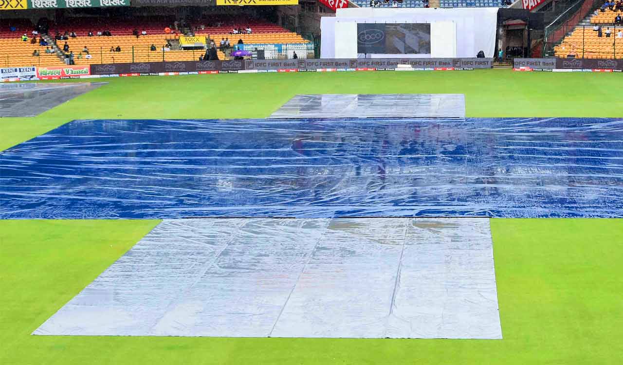 Rain washes out day 1 of India-New Zealand 1st test at Chinnaswamy