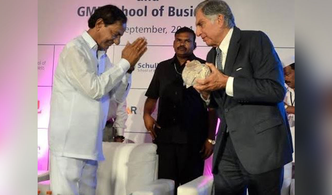 KCR, BRS leaders mourn Ratan Tata’s demise, hail his visionary legacy