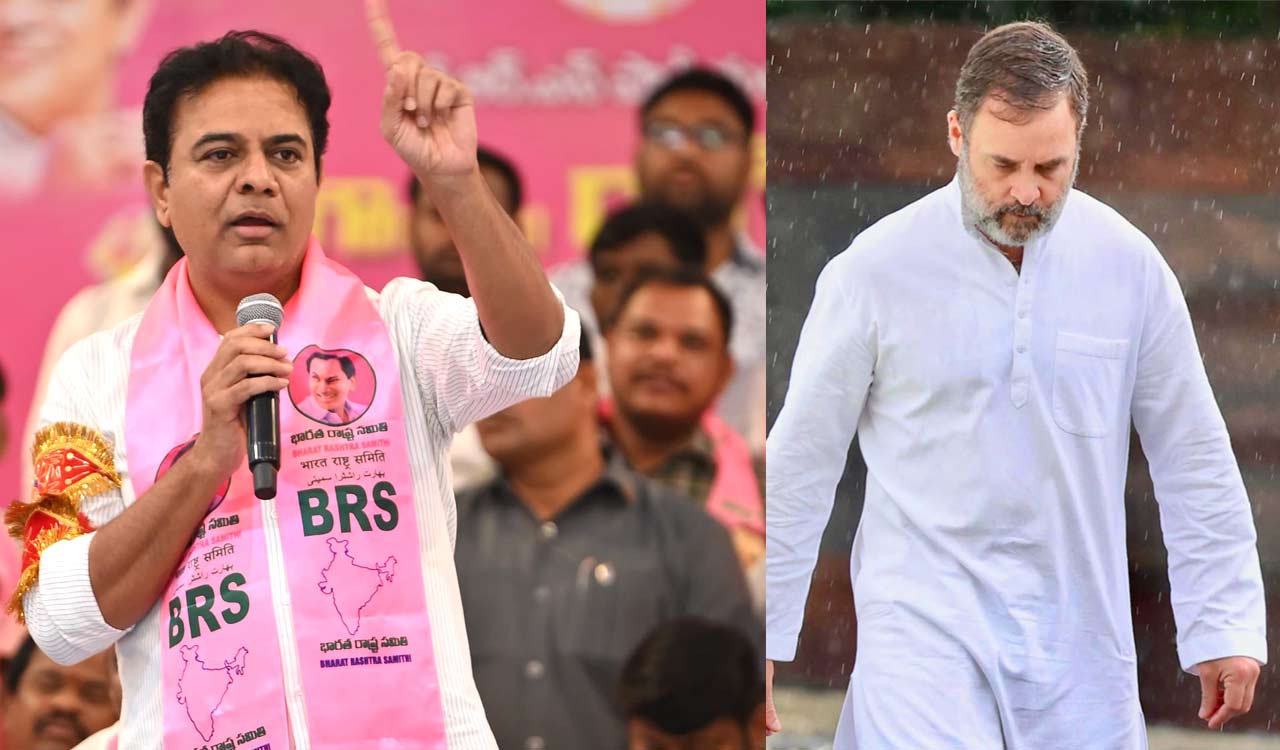 KTR takes a dig at Rahul Gandhi over unfulfilled job promises
