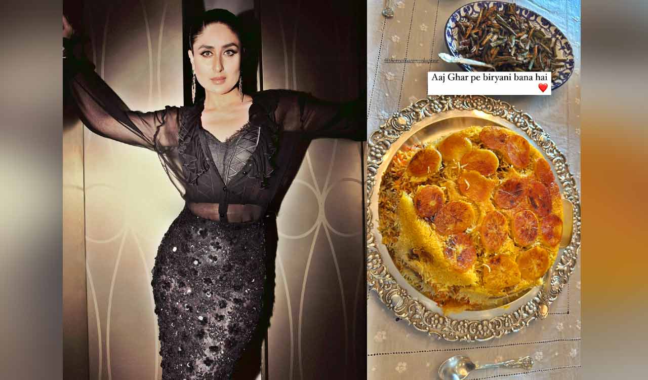 Kareena Kapoor enjoys homemade biryani while preparing for Diwali release ‘Singham Again’