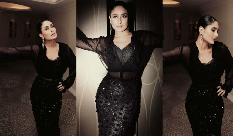 Kareena Kapoor Khan stuns in alluring black outfit on social media