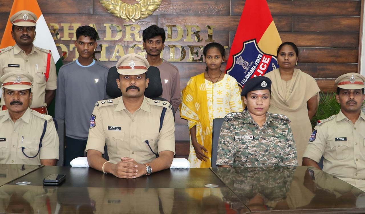 Three Maoist cadres surrender before police in Kothagudem