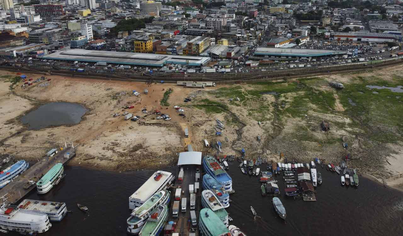 Major Amazon river tributary down to its lowest level in over 122 years