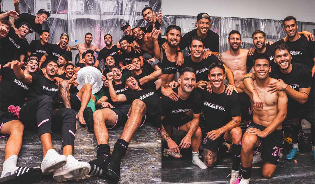 Messi scores brace as Inter Miami clinch first-ever MLS supporters’ shield