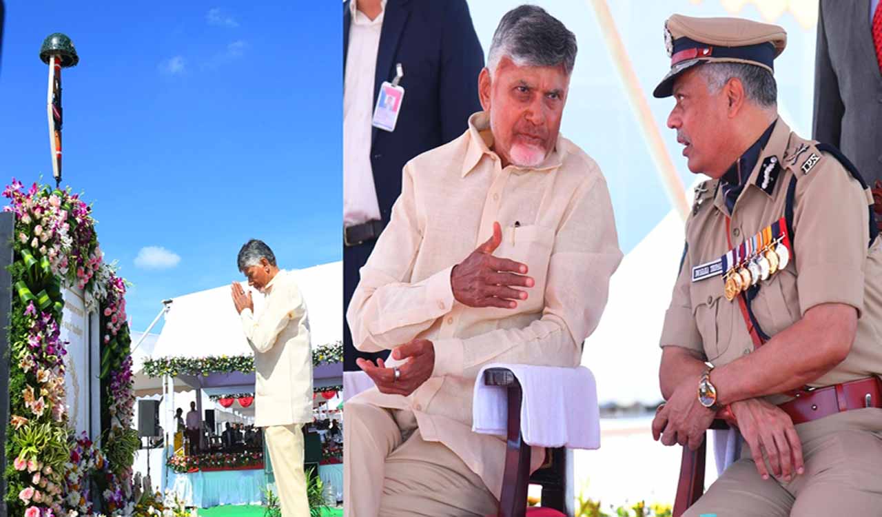 CM Chandrababu Naidu highlights police’s 24/7 role in development