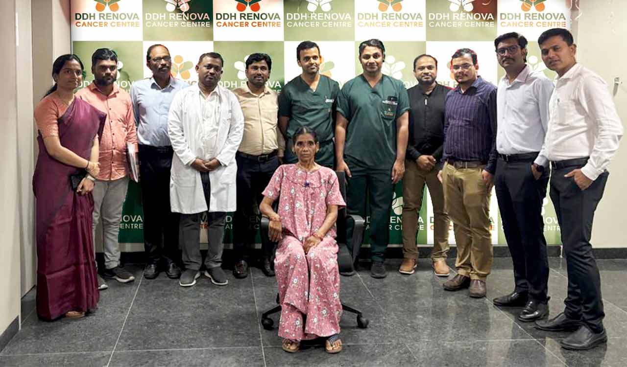 Rare cancer treatment on 52-year-old at Durgabai Deshmukh Renovo Cancer Centre