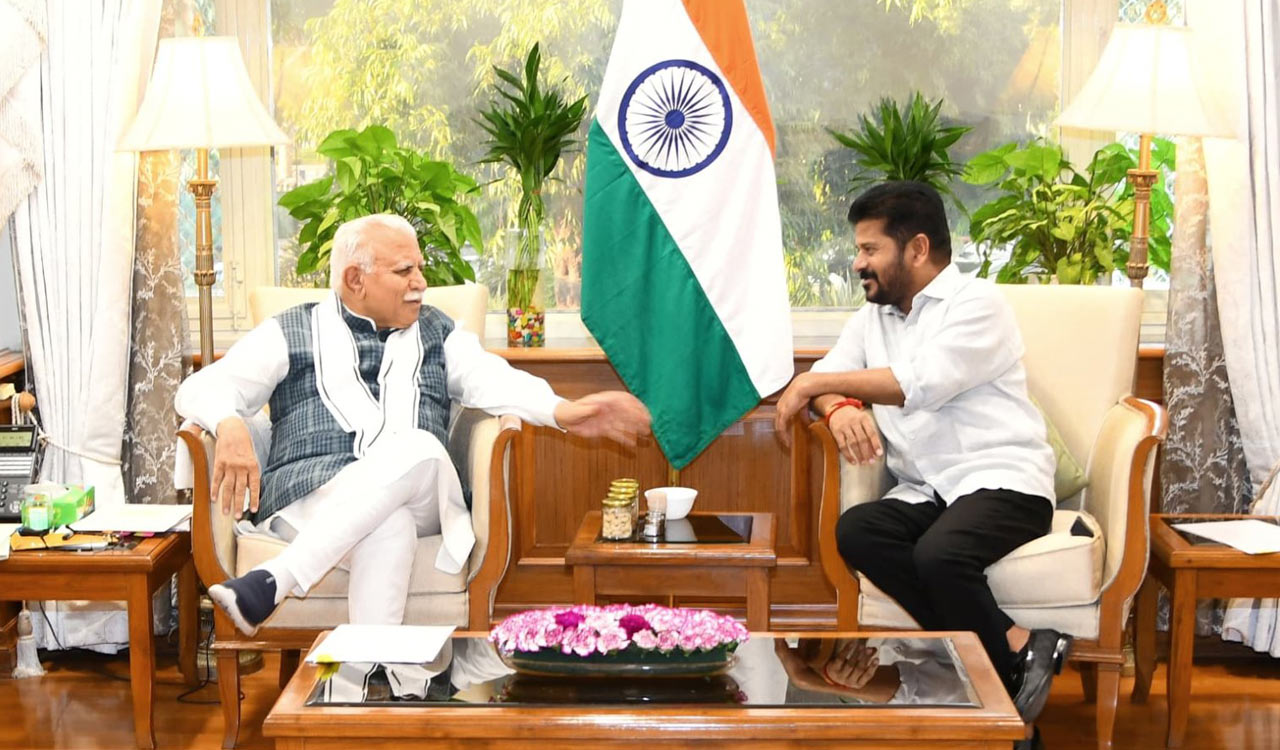 CM Revanth urges Union Minister Khattar to include Hyderabad’s Sewerage Master Plan in AMRUT 2.0