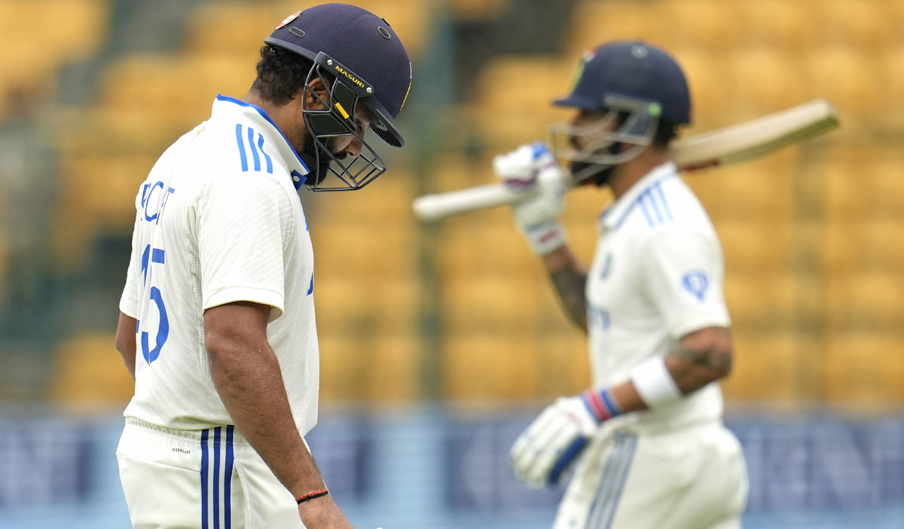 Bengaluru Test: Rain disrupts Day 2 of play again, India at 13/3