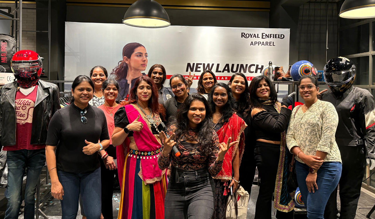Royal Enfield’s exclusive apparel line for women launched in Hyderabad