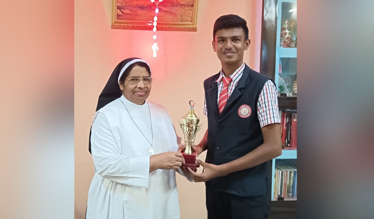 Mancherial student qualifies for state-level science seminar