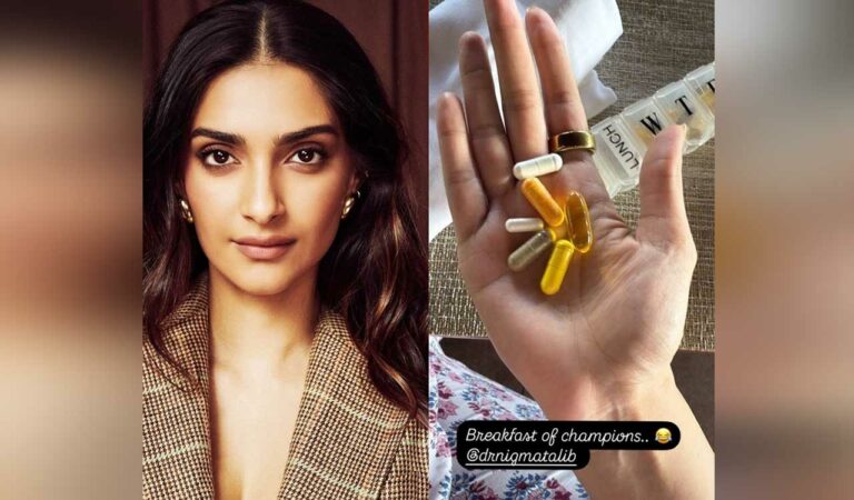 Sonam Kapoor shares a glimpse of her “breakfast of champions”